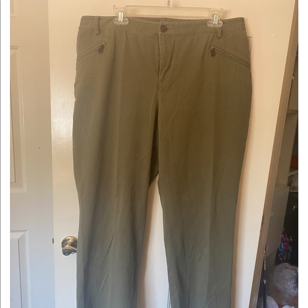 Lauren Ralph Lauren- Hunter green slacks